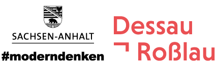 Logo LSA und Stadt Dessau-Roßlau Logo LSA und Stadt Dessau-Roßlau